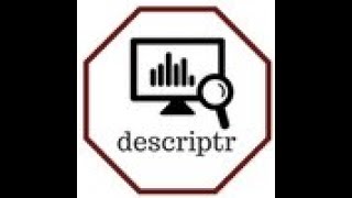 descriptr R Package  Shiny App Demo [upl. by Malcolm]