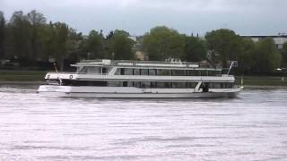 Passagierschiff STADT VALLENDAR auf dem Rhein [upl. by Yenettirb897]