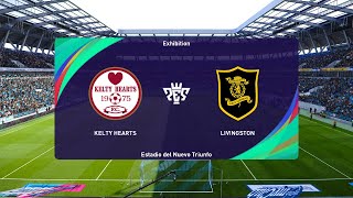 Kelty Hearts vs Livingston 02072024 Club Friendlies PES 2021 [upl. by Nazarius]