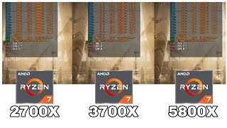 Ryzen 7 2700X vs 3700X vs 5800X In 10 Games [upl. by Pears564]