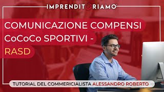 Comunicazione compensi CoCoCo Sportivi  RASD [upl. by Duleba]