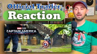 Captain America Brave New World  Official Trailer Reaction  Red Hulk vs Cap [upl. by Annetta55]