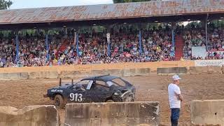 cookeville fair demolition derby 81223 [upl. by Ylenats]