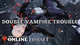 DOUBLE VAMPIRE TROUBLE  1 Drafter in the 🌎  Innistrad Double Feature Draft  Magic Online [upl. by Nylrahs477]