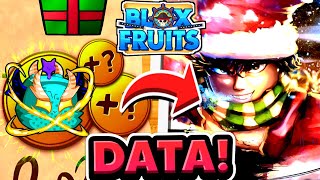 DATA DA DRAGON REWORK E UPDATE NATAL NO BLOX FRUITS [upl. by Macdonell65]