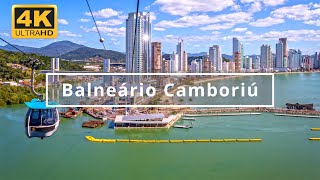 Balneário Camboriú  Brazil 🇧🇷  4K Drone Footage [upl. by Durst]