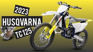 2023 Husqvarna TC125 Specs Power and Wiser 2 Stroke [upl. by Dollar]