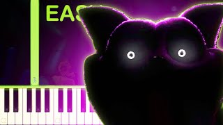 Where Dreams Come to Die  Poppy Playtime Chapter 3  EASY Piano Tutorial [upl. by Yht525]