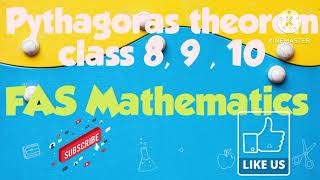 Introduction of Pythagoras theorem part 1and its application [upl. by Ohcamac]