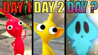 Pikmin 3 Deluxe Monochrome Challenge  One Pikmin Type Per Day  Part One [upl. by Furiya398]