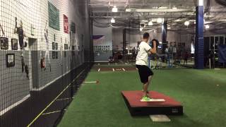 15yr old pitcher throwing 80 MPH fastball 2018 Grad [upl. by Harak]