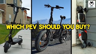 EScooter vs EBike vs ESkate Which Should You Buy [upl. by Lumpkin]