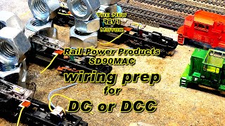 SD90MAC wiring prep for DCC or DC [upl. by Tracie]