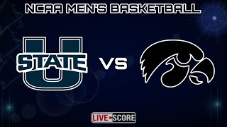 Utah State vs Iowa  NCAA Mens Basketball Live Scoreboard [upl. by Ferriter]