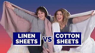 Linen Sheets Vs Cotton Sheets  Which Is Right For You [upl. by Kenwrick]