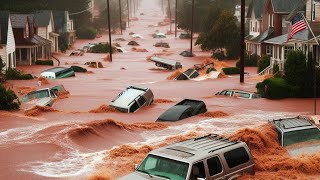 ⚠️ Hurricane North Carolina Weather  Chimney Rock Lake Lure dam i40 and Asheville nc Flooding [upl. by Fronniah457]