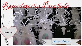 Recordatorios para matrimonioDIY [upl. by Llenoil]