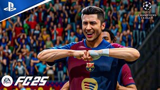 FC 25  FC Barcelona vs Arsenal ft Lamine Yamal  UEFA Champions League 2024  PS5™4K [upl. by Nitram840]