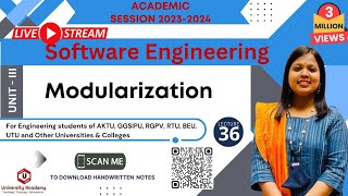 SE36 Modularization in Software Engineering  Modularization Advantages and Disadvantages [upl. by Sigrid]