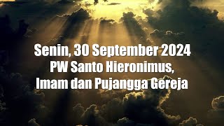 Renungan Harian Katolik Senin 30 September 2024 [upl. by Venu]