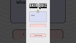 Skincare Quiz exfoliate hyaluronic acid non comedogenic skincare [upl. by Enovi911]