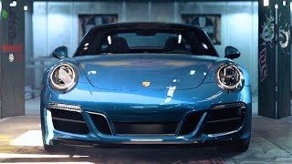 NFS Unbound  Porsche 911 Targa 4 GTS 2018  Engine And Customization Showcase [upl. by Rabassa]