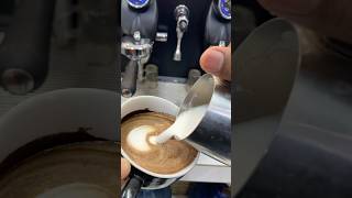 WING SWAN  LATTE ART 006 latteeart coffee coffeelatte cafelatte cafe latteartist coffeetime [upl. by Stefanac893]