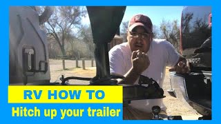 RVers How To Hitch up travel trailer [upl. by Mckenna296]