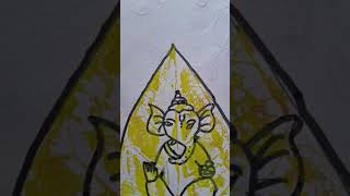 Ganesh ji Choto So Vinayak Dagmag Chale drawing ytshorts priyancy viralvideo [upl. by Jakob]