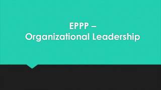 EPPP  Theories of Leadership [upl. by Carlisle]