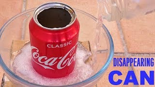 Disappearing Coca Cola Can experiment  Sodium hydroxide lye reaction [upl. by Irwinn294]