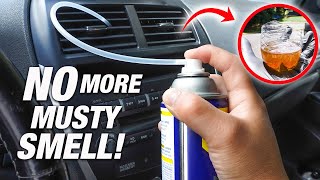 STOP Musty Moldy Bad Smells Coming From Your Car’s AC And Heater Vents Permanently How To DIY [upl. by Tatman]