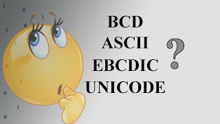 BCD code  ASCII code  EBCDIC code  Unicode Simple Explanation [upl. by Hoeve]