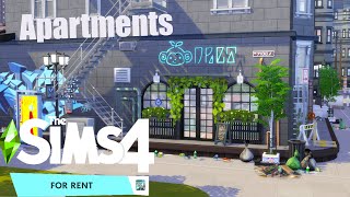 5 Unfurnished Luxurious apartments with Terrace  The Sims 4  SpeedBuild  Downloading Link [upl. by Boeke]