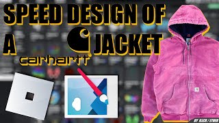 SPEED DESIGNING A CARHARTT JACKET  ROBLOX DESIGNING [upl. by Marnie]