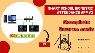 Smart School Biometric Attendance App  full source code  v2 [upl. by Tnattirb414]