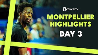 Bublik vs Shapovalov Monfils Paire amp Cobolli In Action  Montpellier 2024 Highlights Day 3 [upl. by Idurt]