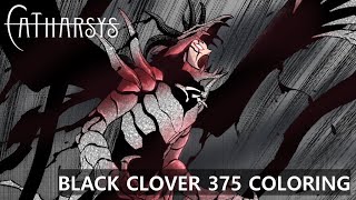 Black Clover chapter 375 Coloring Speedpaint [upl. by Ajssatan]