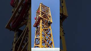 Tower crane assembly process [upl. by Osmo]