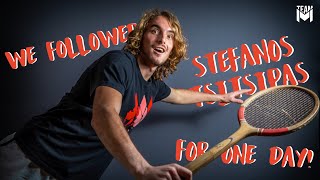 DAY IN THE LIFE OF STEFANOS TSITSIPAS AT MOURATOGLOU TENNIS ACADEMY [upl. by Anomis]