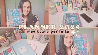 planner 2024  meu plano perfeito organizando a vida pessoal e páginas finais [upl. by Nnyluqcaj960]