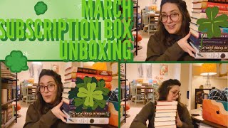 March Book Subscription Box Unboxing [upl. by Neitsirhc]