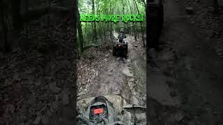 This trail needs more rocks  Can Am Renegade 1000 xxc  Honda foreman 500  AOAA [upl. by Mansur]