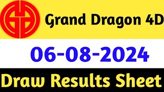 06082024 Grand Dragon Today 4D Results  4d Malaysia Live Today  Today 4d Result Live [upl. by Lunseth]