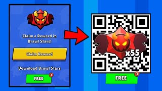 FREE x55 DEMONIC DROPS 🎁 QR CODE  BRAWL STAR QR CODES 2024  BRAWL STARS NEW UPDATE [upl. by Rabiah266]