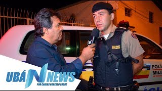 Homicídio na avenida Olegário Maciel  Ubá News [upl. by Votaw]