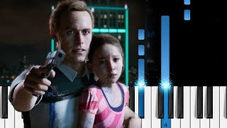 Detroit Become Human OST  Little One  EASY Piano Tutorial [upl. by Phox]