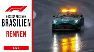 Großer Preis von Brasilien Das Rennen  Formel 1 Live Watchparty [upl. by Arraeis]