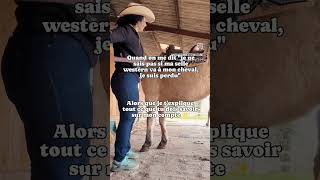 Je texplique tout ce que tu dois savoir sur ta selle western westernriding horse western cheval [upl. by Samtsirhc91]