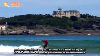 SomoLoredo beach  Cantabria  Surfing holidays in Northern Spain [upl. by Art354]